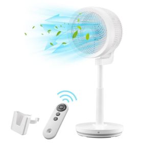 55W remote control Air Circulator Fan White