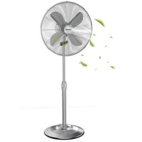 18 Inch Metal Adjustable Oscillating Pedestal Fan