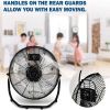 9" / 12" / 18" / 20" Industrial Grade 3-Speed High Velocity Heavy Duty Metal Industrial Floor Fans