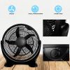 Home Commercial 20 Inch 3-Speed Plastic Floor Fans